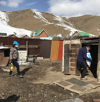 코로나19로 방임 위기에 처한 몽골 24시간 유치원 어린이 지원 소식
