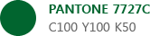 PANTONE 7727C C100 Y100 K50