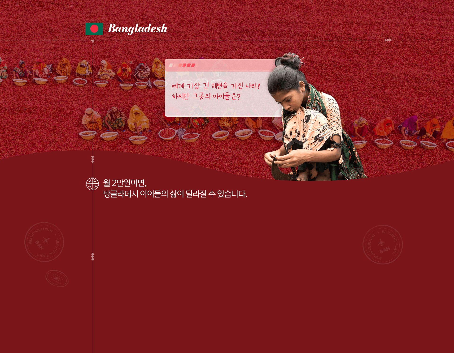 노동 아동을 위한
학교 운영(급식지원 등) 및 기술교육 지원