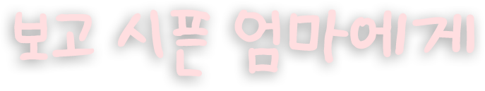 보고 시픈 엄마에게